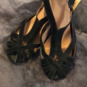 Nine West Suede Heeled Sandals